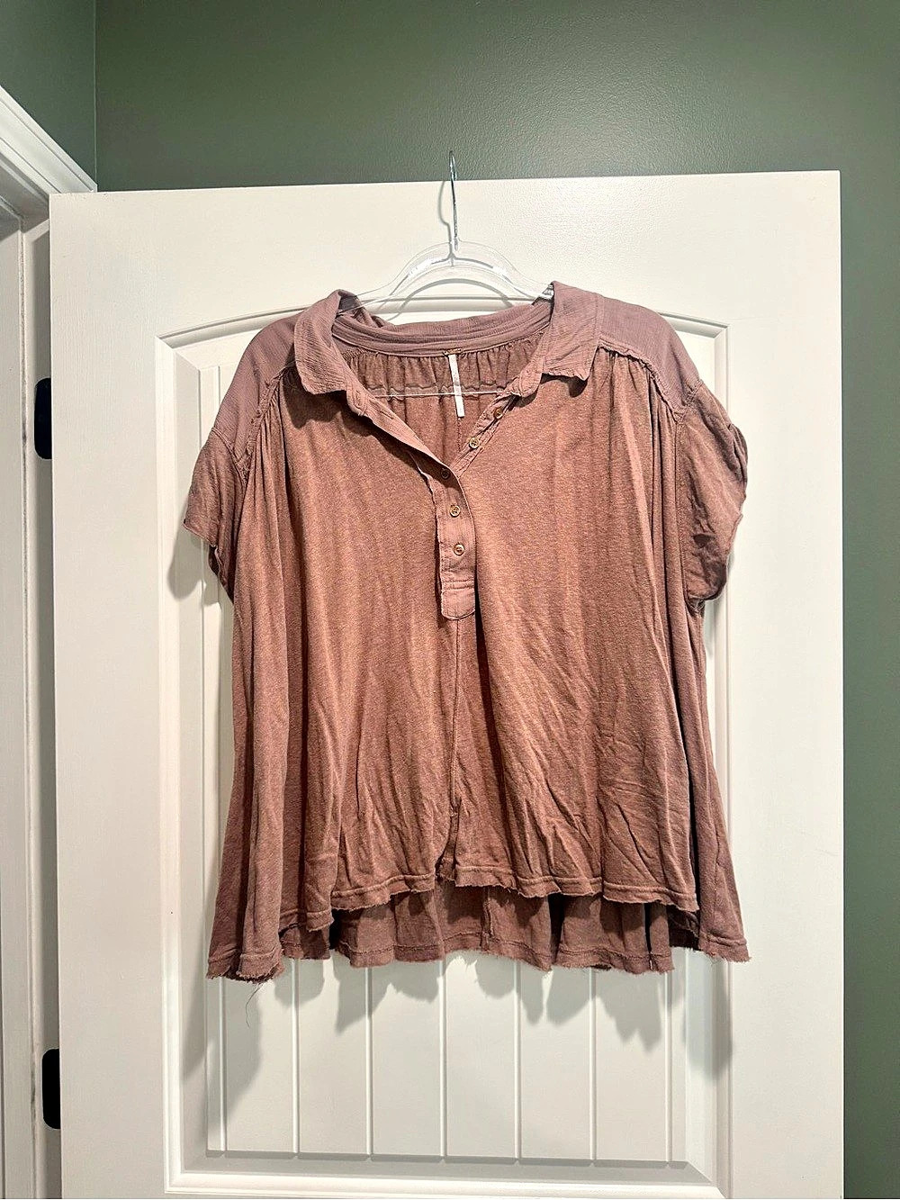 Free People We The Free Top Brown/mauve